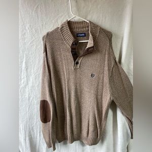 Men’s chaps sweater. Size XL. Tan